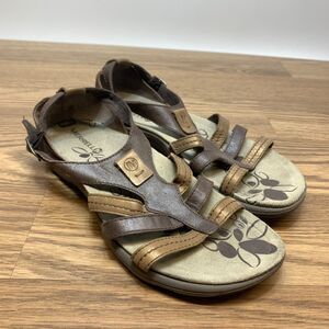 Merrell Women's Agave Lavish Bracken Brown Leather Sandals J62166 Size 7